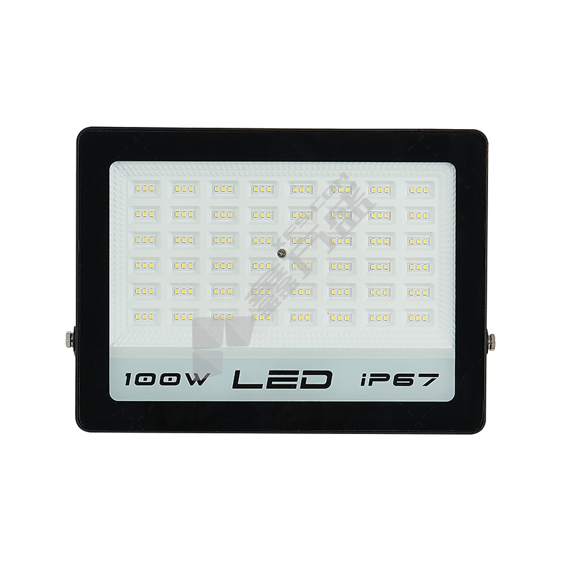 德圣 星格系列 玻璃款投光灯 DS-SWXG-100 100W 6500K 180-265V