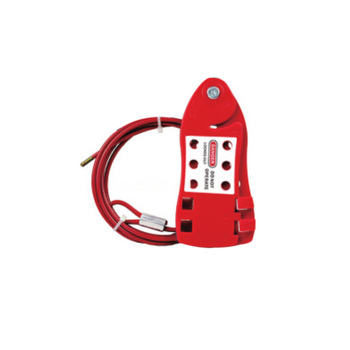 温州博士 工程塑料 经济型鱼形缆绳锁 BD-L21 4mm*2m 红色 不通开