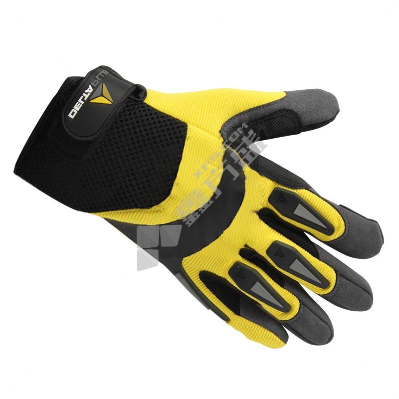 代尔塔 209902 机械防护手套 9码 255mm 黄黑色