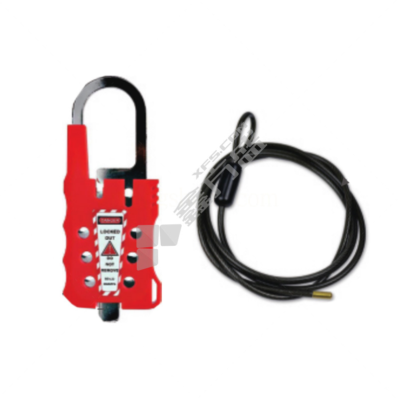 温州博士 工程塑料 新型可调节缆绳锁 BD-L22 5mm*1.8m 红色 不通开