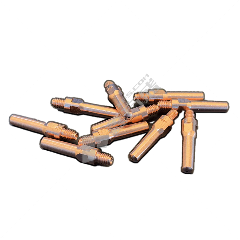 多可多 二氧化碳气体保护焊枪导电嘴 6.5mm 45mm 0.8mm