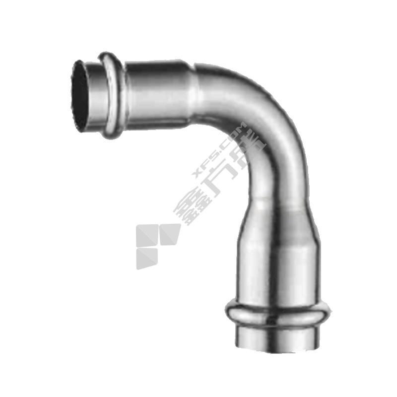 路法莱 304不锈钢 环压90°异径弯头 DN50*20 1.6mpa