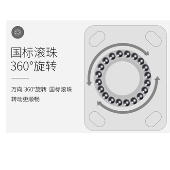 海斯迪克 HK-534 高弹力静音脚轮转向轮 工业重型平板车手推车轮橡胶万向轮子 6寸万向脚轮