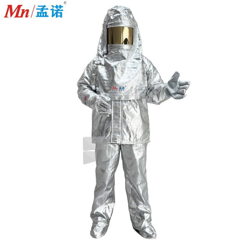 MN/孟诺 Mn-gr119 有背囊 1000℃ 消防防火服 L 银色