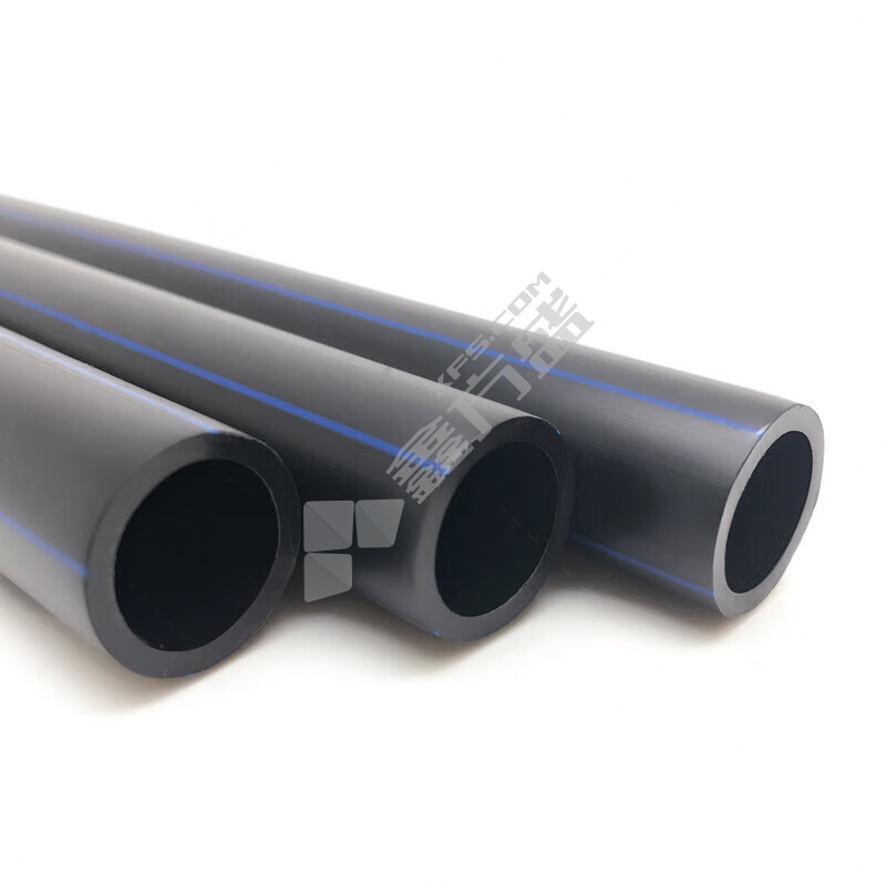 万方 6米 PE100给水管卫生级 50*3.7mm*6m 1.25MPa 黑色