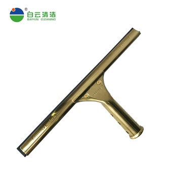 白云 铜质玻璃刮 35cm 黄铜色 AF04414
