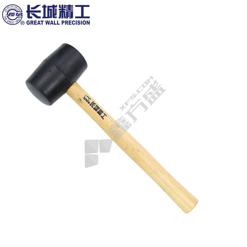 长城精工 木柄橡胶锤 24oz 256083