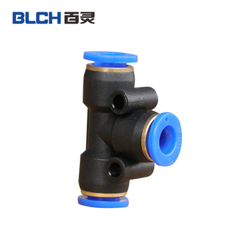 百灵 气动T型 三通接头 PE8
