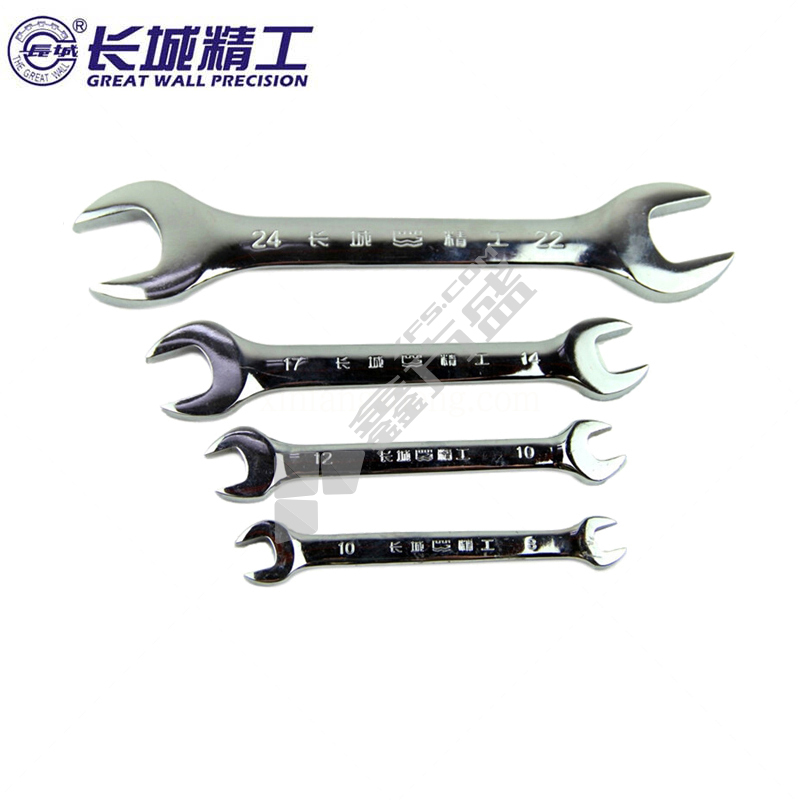 长城精工 精抛光开口扳手 16-18MM 314126