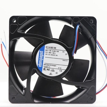 依必安派特 紧凑型轴流风扇 4114N/2XH 119*119*38mm 11W 24V 4400r/min 180Pa 227m³/h