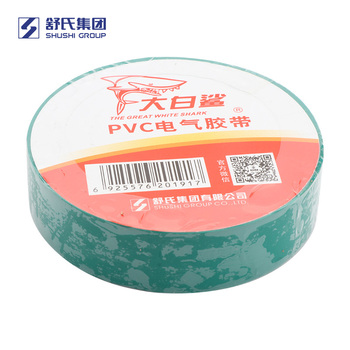 舒氏 18mm 大白鲨电工胶带 18mm*15yd 绿色