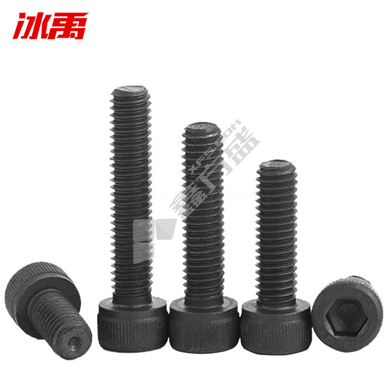 冰禹 DIN912 12.9全牙杯頭內(nèi)六角螺栓 M12 60mm 1.75mm