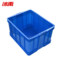 冰禹 BY-1189 蓝色加厚塑料周转箱 510*375*285mm 蓝色