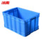 冰禹 BY-1189 蓝色加厚塑料周转箱 510*375*285mm 蓝色