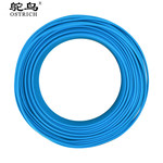 鸵鸟 100米 塑铜软电线 BVR 450/750V 1*4平方 蓝色