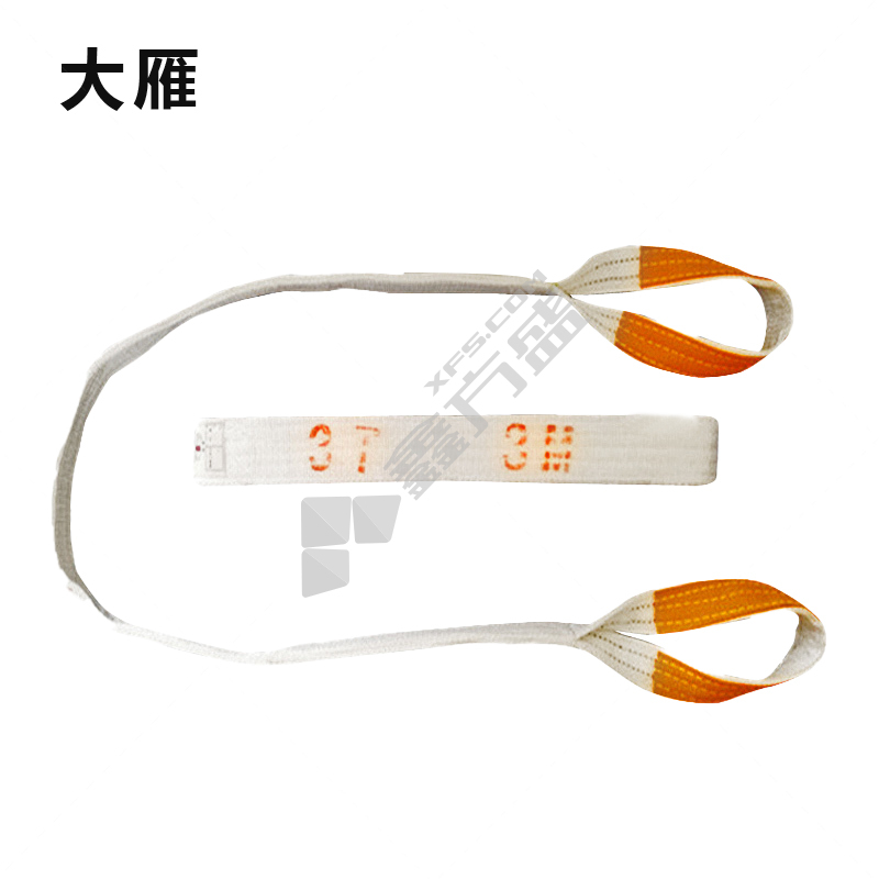 大雁 彩色双眼吊装带(6倍拉力) 双眼 3T 2m 彩色