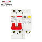 德力西DELIXI 小型漏电保护器DZ47sLE系列2P DZ47sLE 2P C 10A 电子式 10A 30mA 2P 6kA