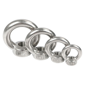 海斯迪克 DIN582 洗白 304不锈钢 吊环螺母 M14