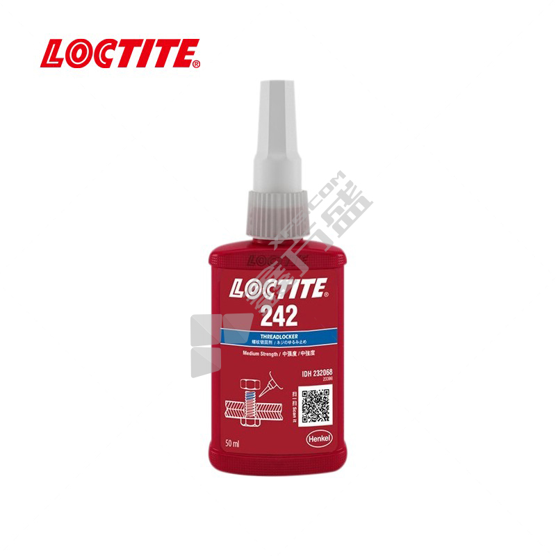 乐泰 242螺纹锁固厌氧胶 50ml