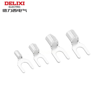 德力西DELIXI UT 叉形冷压端子 UT10-8 镀银