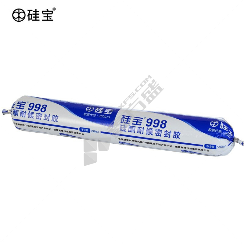 硅宝 998硅酮耐候密封胶 白色 590ml