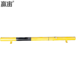 赢宙 Q235 车位挡车器 Φ76*2000*100*1.2mm 黄黑色 槽钢型 U型