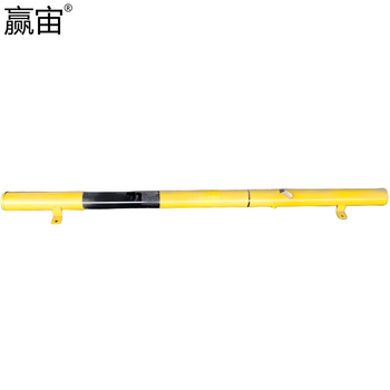 赢宙 Q235 车位挡车器 Φ76*2000*100*1.2mm 黄黑色 槽钢型 U型