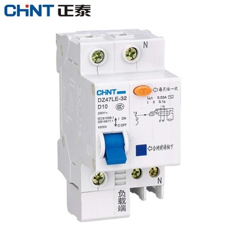 正泰 CHNT 小型漏电断路器DZ47LE-32系列2P/ DZ47LE-32 2P C16 30mA 电子式 16A 30mA 2P 6kA