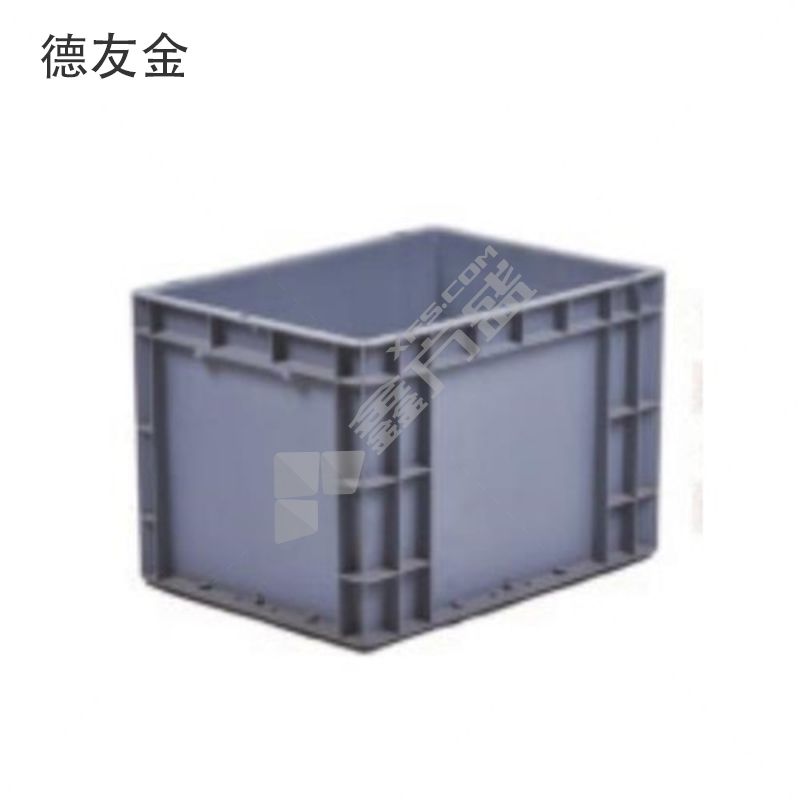 三友 可堆式EU物流箱 6428型 600*400*280mm 灰色