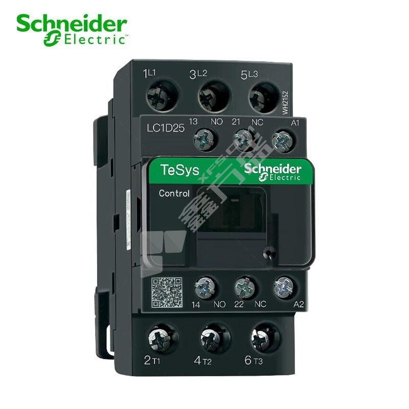 施耐德Schneider 接触器LC1D25系列 LC1D25Q7C25A-380V-50/60Hz