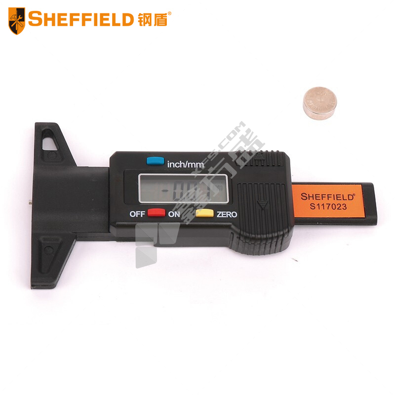 钢盾  数显轮胎花纹深度尺 深度尺 S117023