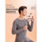 恒源祥 HYX1107 男款10A抗菌空气棉内衣套装 3XL 深灰色