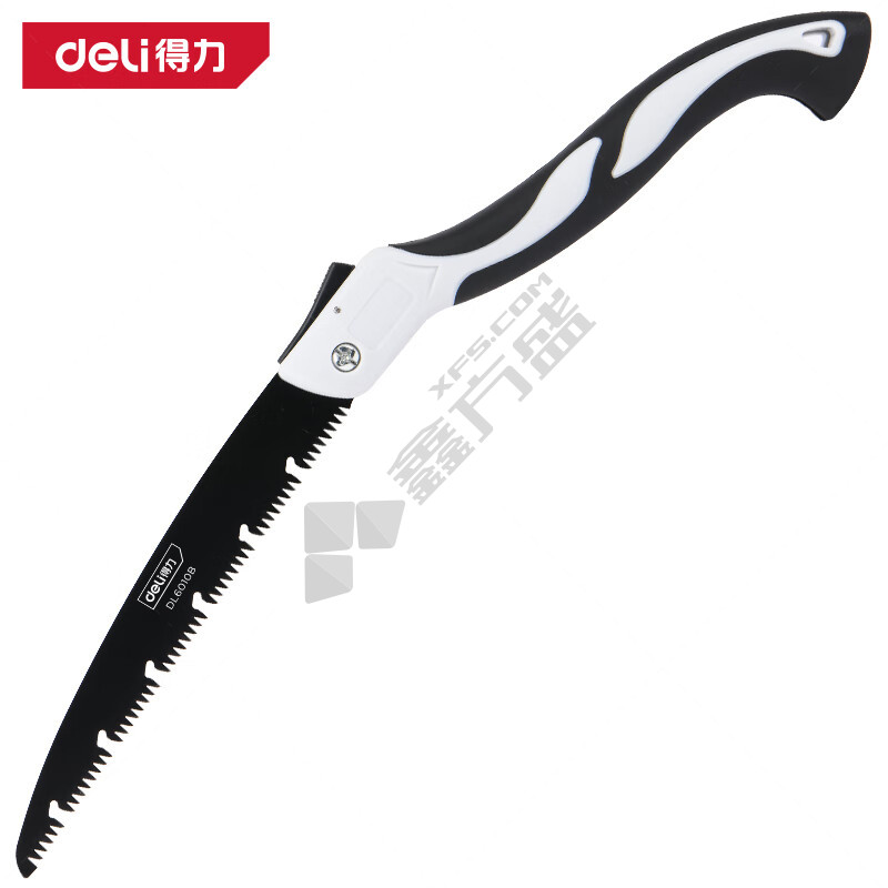 得力 发黑退屑槽折叠锯 DL6010B 黑色 10寸