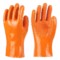赫力斯 浸塑颗粒防滑手套 XL 橙色 聚氯乙烯 608