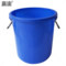 赢宙 不带盖 大号塑料圆桶 45*53cm 60L 蓝色