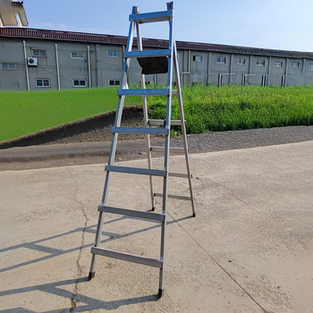 增茂 碳钢人字梯 高2.4m 承重150kg 7步