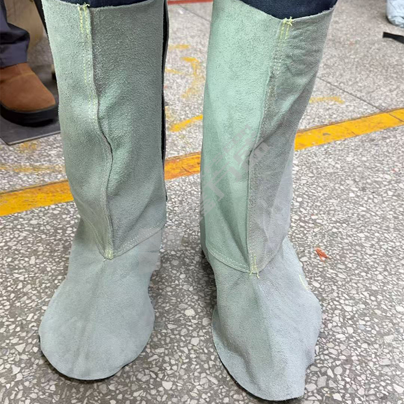 捷泰克 44-2108 牛皮电焊护脚 30cm 灰色