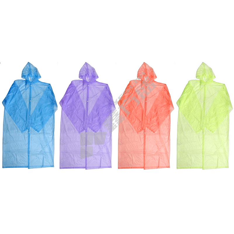 沪洋 PE 连体式 一次性雨衣 均码 黄色紫色红色蓝色颜色随机