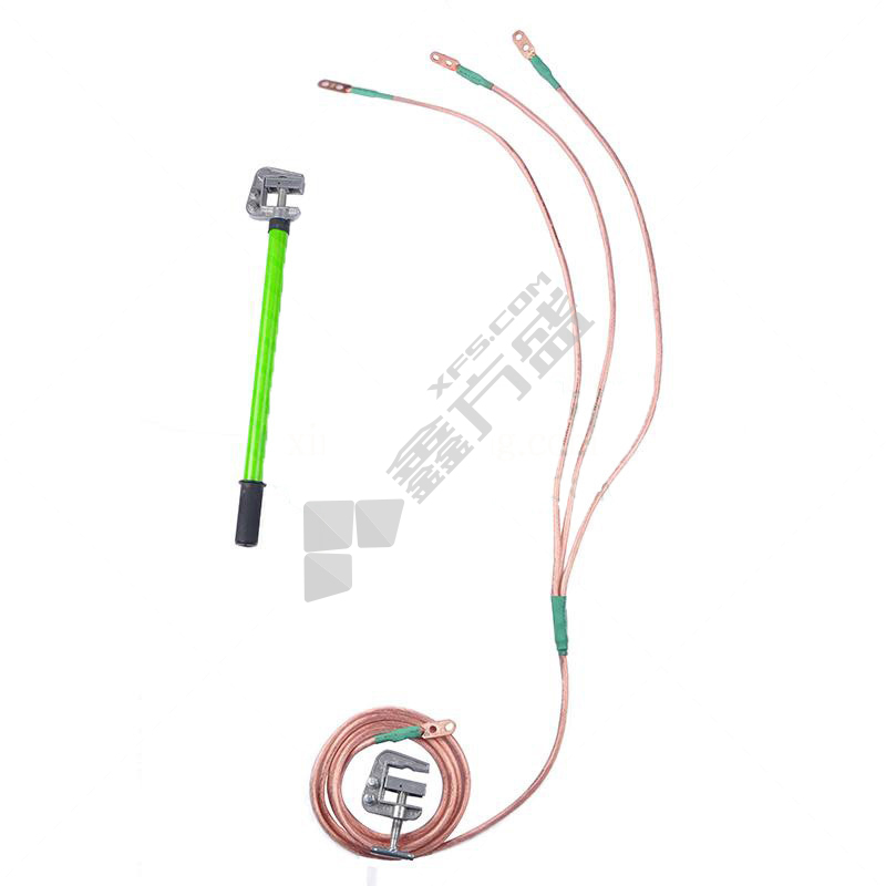 华泰 接地线 3m线25平方+1.5m接地棒*3+接地夹 35KV 3m线25mm2+1.5m接地棒*3+接地夹