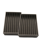 沪洋 加厚注塑岩心箱 6槽 6.5*52.5*105cm 黑色