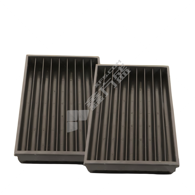 沪洋 加厚注塑岩心箱 5槽 9.5*53*105cm 黑色