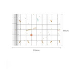 墨斗鱼 PET 厨房防油贴纸 0.6*3m 快乐生活