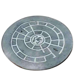 钢纤维混凝土井盖 800mm C250 170kg 污