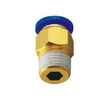 神驰/SNS SPC系列 螺纹快插 接头 SPC6-GM5 6mm GM5 黄铜色