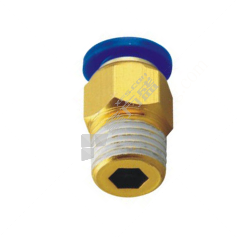 神驰/SNS SPC系列 螺纹快插 接头 SPC6-GM5 6mm GM5 黄铜色