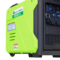 锐孜;SHRAISE 带把手脚轮低噪音型变频汽油发电机 RZ6250iE 5kW 10L 电启动 单相 220V