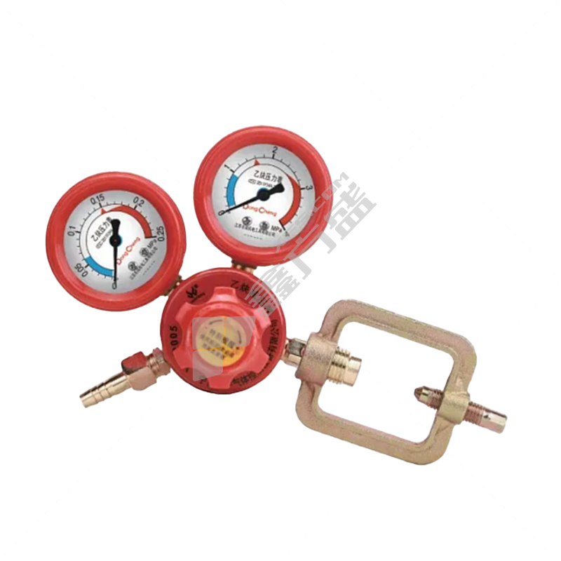 东成 铜底乙炔减压表 D167702 1.6MPa 0.15MPa