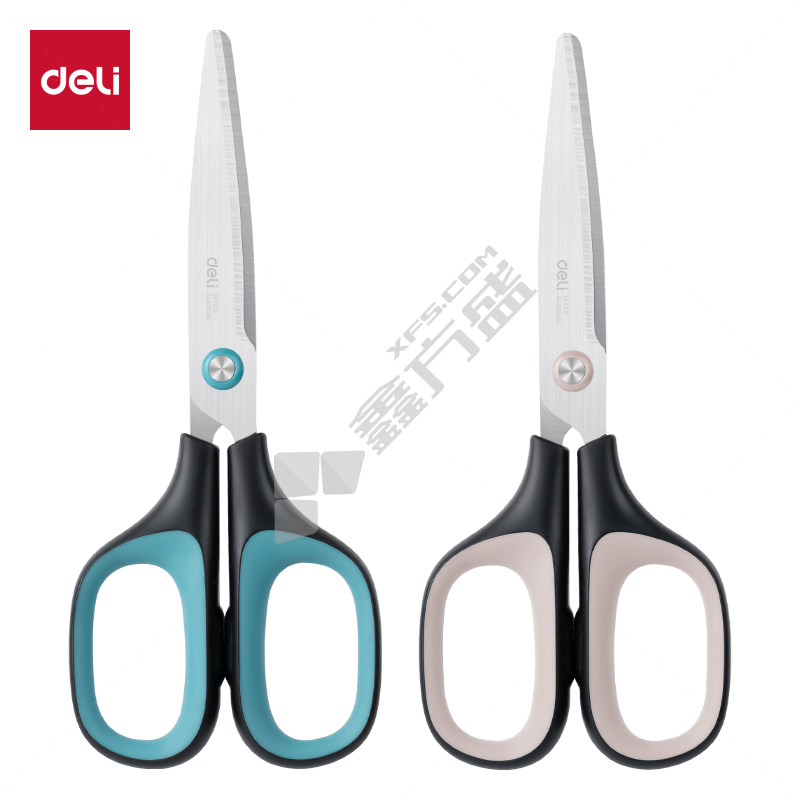 得力 6058 经典办公剪刀 175mm 混色