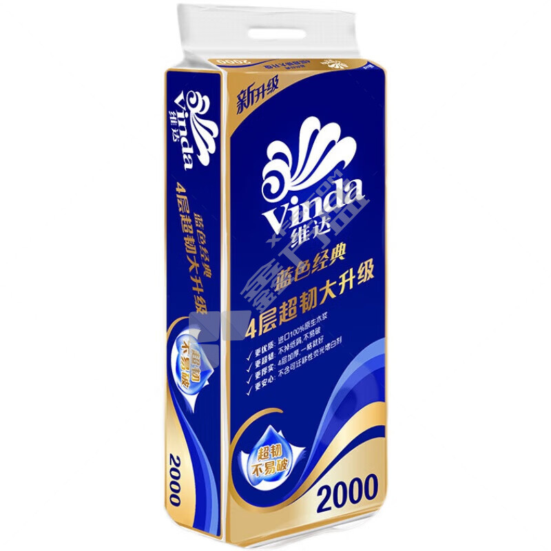维达 V4073 卷纸 4层 200g 10卷/提