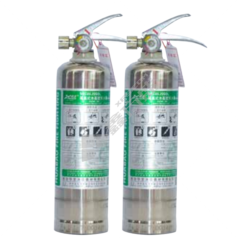 绿消 简易式不锈钢水系水基灭火器 MSWJ980ml 1kg